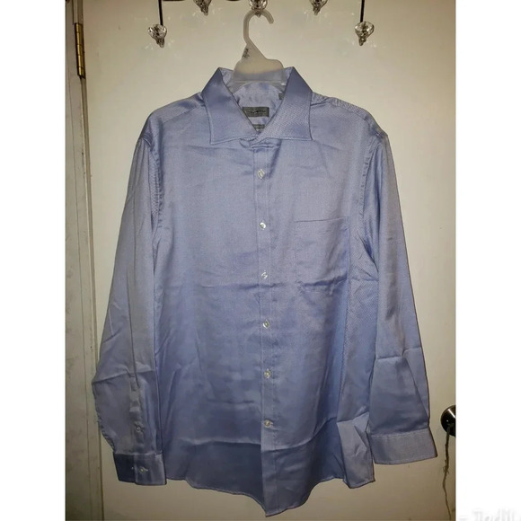 Michael Kors xl white blue long sleeve shirts - Picture 1 of 7